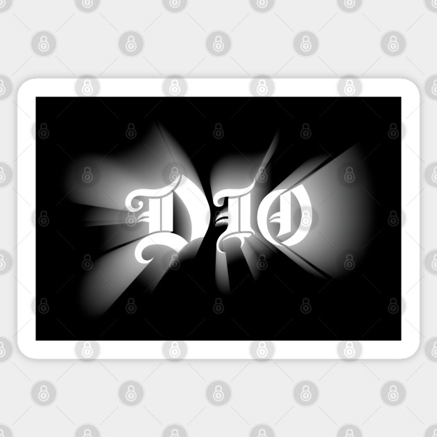 Dio Dio Sticker TeePublic